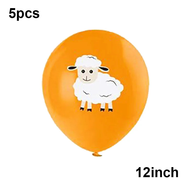 Farm Birthday Party Supplies Animal Farm Paper Plate Pig Sheep Chicken Horses Cows Shape Dinnerware Farm Animal Party Decoration