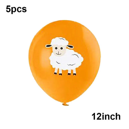 Farm Birthday Party Supplies Animal Farm Paper Plate Pig Sheep Chicken Horses Cows Shape Dinnerware Farm Animal Party Decoration