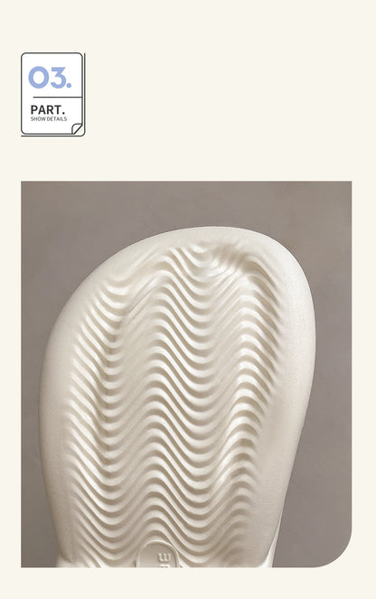 Women Thick Bottom Hole Shoes Summer Beach Platform Sandals Fashion Comfortable Indoor Outdoor Slippers