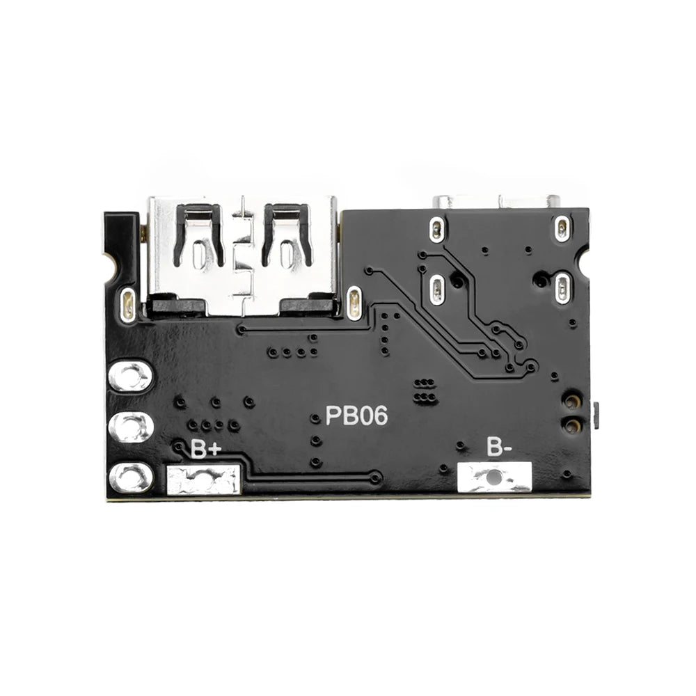 5V TYPE C + USB A 2.4A Charger Discharger Module Single Lithium Battery Charger Board Supports Charging And Discharging