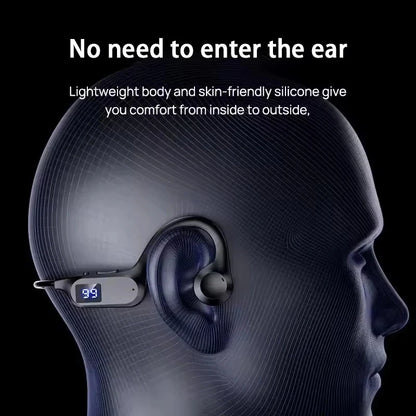 Real Bone Conduction Swimming Headset IPX8 Waterproof Wireless Bluetooth Headset Sports Swimming Professional Diving Headset