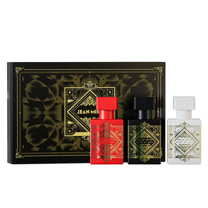 Unisex Dubai Perfumes Women 30ml 3Pcs Gift Set Cologne Men Lasting Fragrance Perfumes De Mujer Floral Woody Scent Parfums Homme
