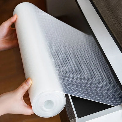Reusable Anti-slip Mat Drawer Shelf Liner Cabinets Mat Kitchen Organizer Pad on the Table Refrigerator Dishes Protective Drawers