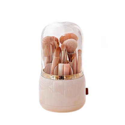 Makeup Storage Organizer with Lid Waterproof Cosmetics Skincare Organizer for Vanity Portable Cosmetics Storage Box for Girls