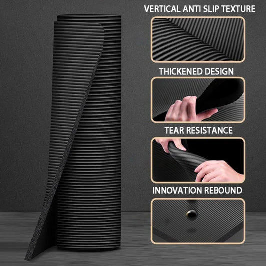Yoga Mat Anti-skid Sports Fitness Mat Thick NBR Comfort Foam Yoga Matt For Exercise Yoga And Pilates Gymnastics Mat