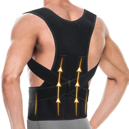 Brace Posture Corrector for Men and Women Adjustable Posture Brace for Back,Shoulders,Hunchback Scoliosis Correction