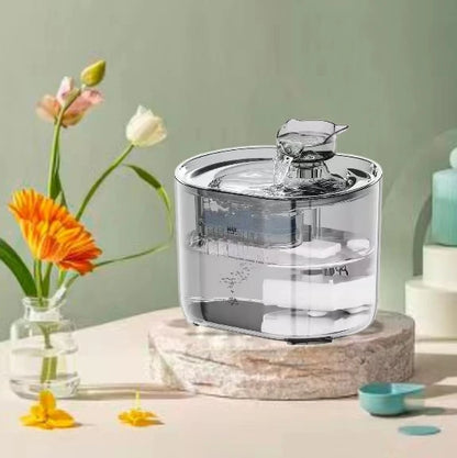 Cat Water Fountain Automatic Rechargeable Pet Water Feeder Cat Water Dispenser