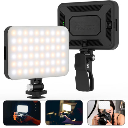 Led Photo Fill Light Dimmable,for Phone,iPhone,Photography Video Lighting for Video Recording, Makeup,TikTok,Selfie,Vlog