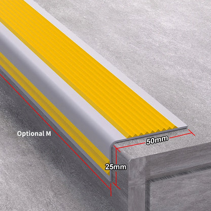 L-Shaped Stair Anti-Slip Tape Strips For Indoor And Outdoor Steps Decoration Waterproof Home Office Building Apartment Edge Safe