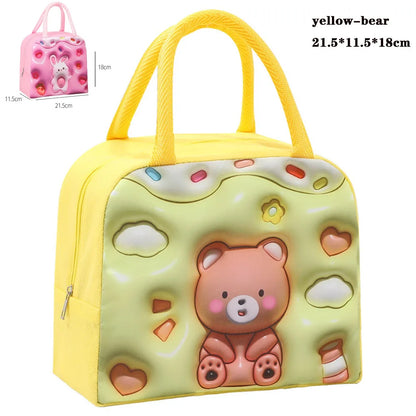 Food Storage bag Student lunchbag cool food bag for Children Food Container for Kids Schiool Thermal Lunch food Bag Mommy bag