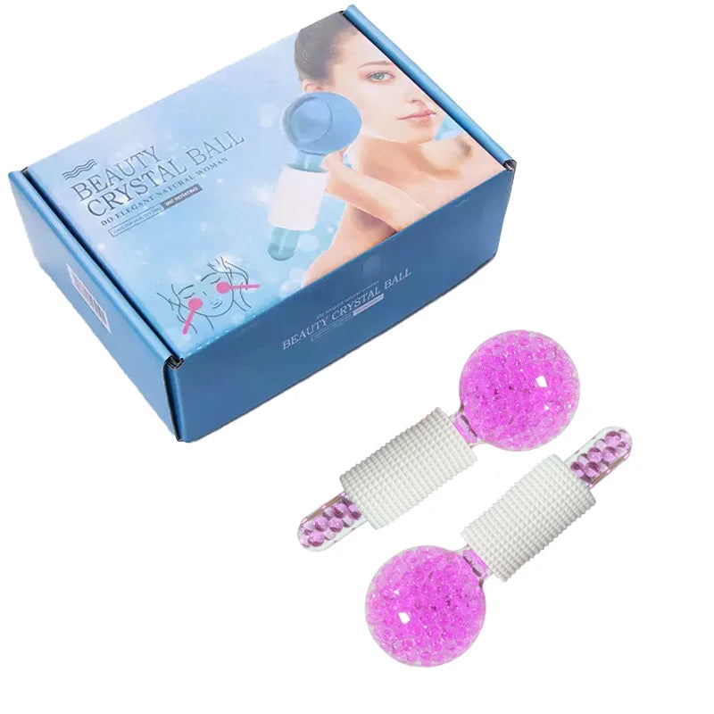 2PCS Cold Therapy Rollers for Stress Relief and Skin Revitalization - Skincare & Beauty Tools
