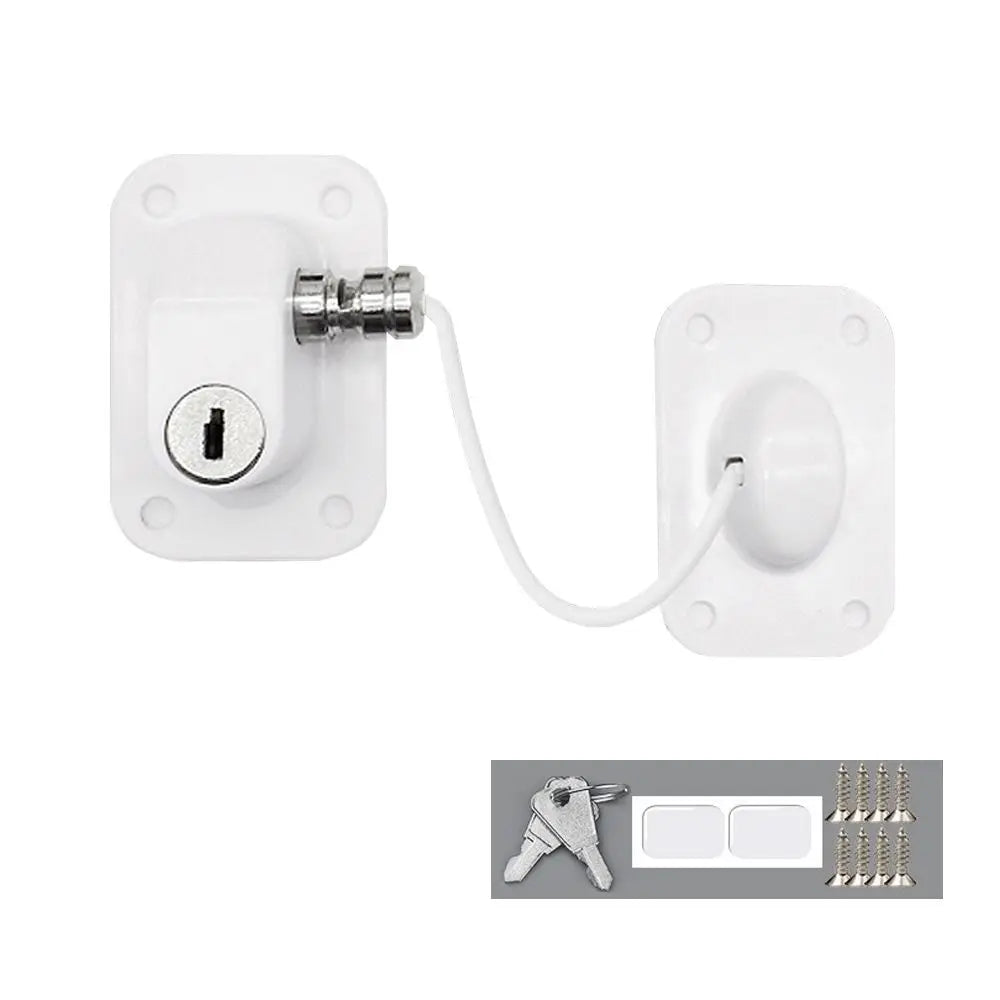 1PC Cabinet Locks With Metal Key or Coded Lock Baby Safety Refrigerator Lock Digital Password Drawers Lock Children Protection