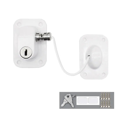 1PC Cabinet Locks With Metal Key or Coded Lock Baby Safety Refrigerator Lock Digital Password Drawers Lock Children Protection