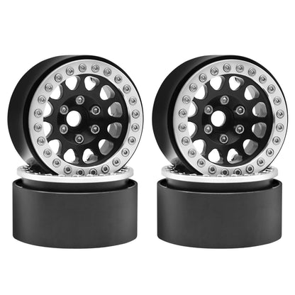 Metal 1.9 Beadlock Wheel Rim Hub for 1/10 Hsp Redcat Rc4wd WRAITH Tamiya Axial SCX10 D90 HPI RC Car Spare Part