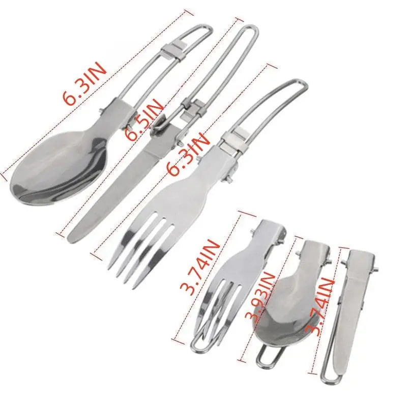 Portable Camping Cookware Kit for Backpacking Gear Camping Cooking Set Easy Storage Backpack Camping Pots Outdoor Cooking