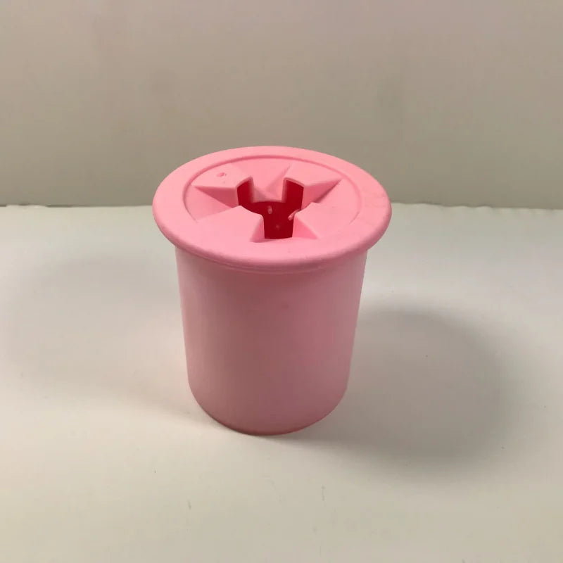 Portable Dog Cat Dirty Paw Cleaner Cup Puppy Kitten Feet Washer Soft Silicone Pet Foot Wash Cup Foot Cleaning Bucket
