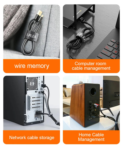 LPLEA Cable Organizer Winder Management Wire Cord Organizers Cable Holder Protection For iPhone Xiaomi Cables Phone Accessories