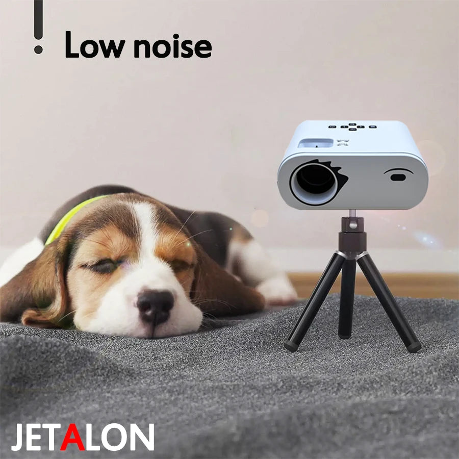 Upgraded 5G WiFi Bluetooth Projector Native1080P Video Projector with USB-C Power Bank Compatibility Home Theater Mini Projector