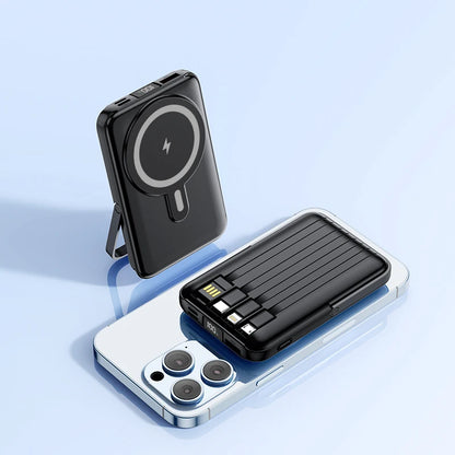 PD 20W Fast Charging 10000mAh Portable Phone Charger Power Station Power Bank Magnetic  Wireless Charger  Power bank