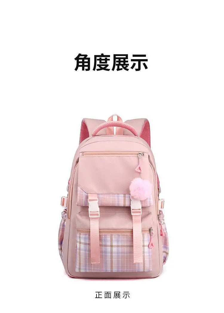 hellokitty Hello Kitty Backpack Female Japanese Cute Primary School Junior High School Large Capacity School Bag