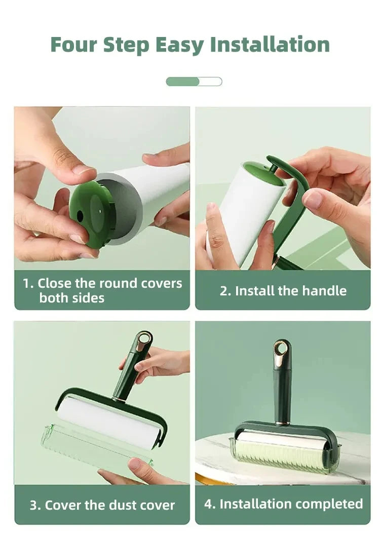 New Wider 24cm Sticky Lint Roller for Pet Hair Portable Pet Lint Remover for Clothes Furniture Carpet Dog & Cat Hair Removal