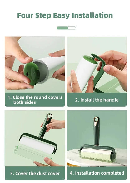 New Wider 24cm Sticky Lint Roller for Pet Hair Portable Pet Lint Remover for Clothes Furniture Carpet Dog & Cat Hair Removal