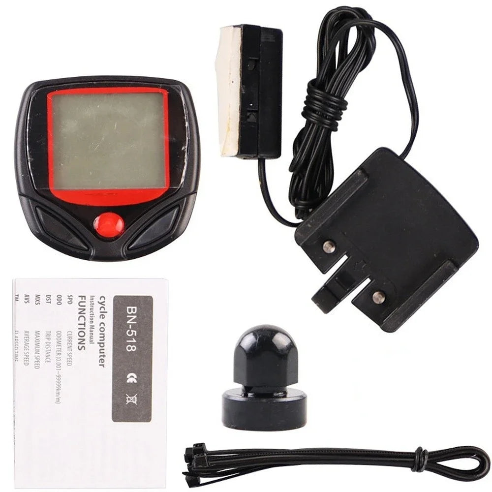 Waterproof Bicycle Bike Cycle Lcd Display Digital Computer Speedometer cycling computer