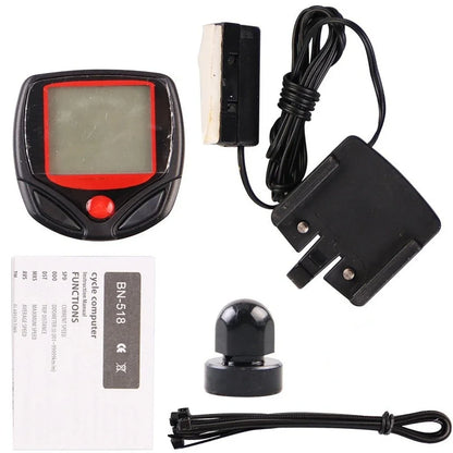 Waterproof Bicycle Bike Cycle Lcd Display Digital Computer Speedometer cycling computer
