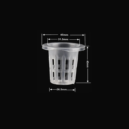 Hydroponic Basket 10pcs Plant Containers Grow Pots High Quality Round Shape Heavy Duty Net Cups Indoor and Outdoor Home Supplies