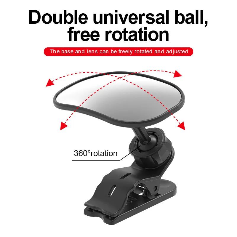 Car interior baby observation mirror, car child safety seat rearview mirror, installation of auxiliary mirror, reverse blind spo