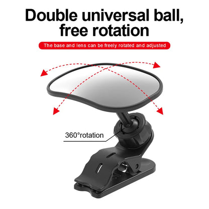 Car interior baby observation mirror, car child safety seat rearview mirror, installation of auxiliary mirror, reverse blind spo