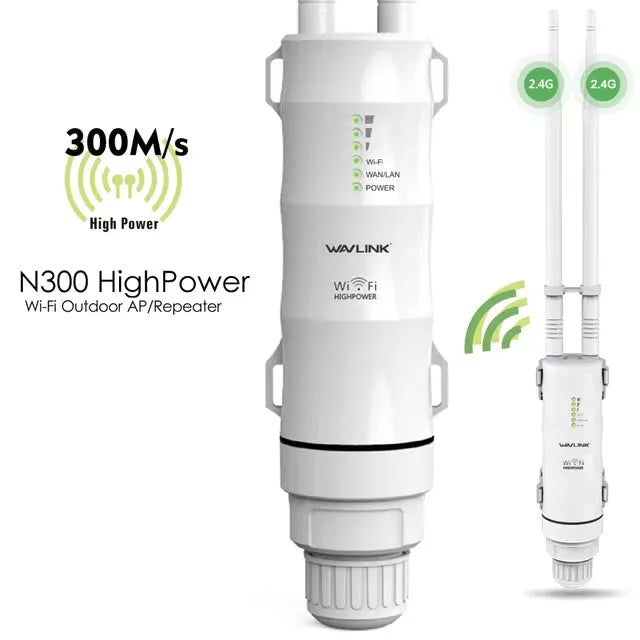 Outdoor wifi extenders Wavlink High Power Repeater Dual Dand 2.4G/5G POE booster 1200mbps Wi-Fi range extender signal amplifier