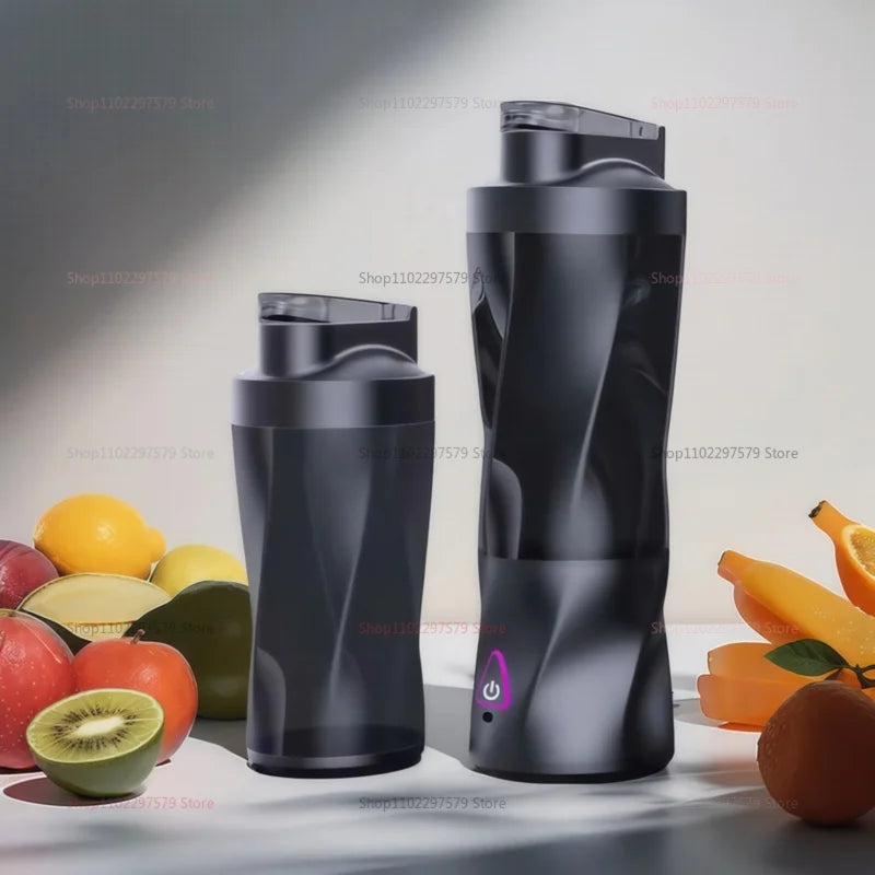 Portable Juicer Blender Cup 700ML USB Rechargeable Outdoor Smoothie Maker Fresh Fruit Mixer with 4 Blades for Travel and Sports.