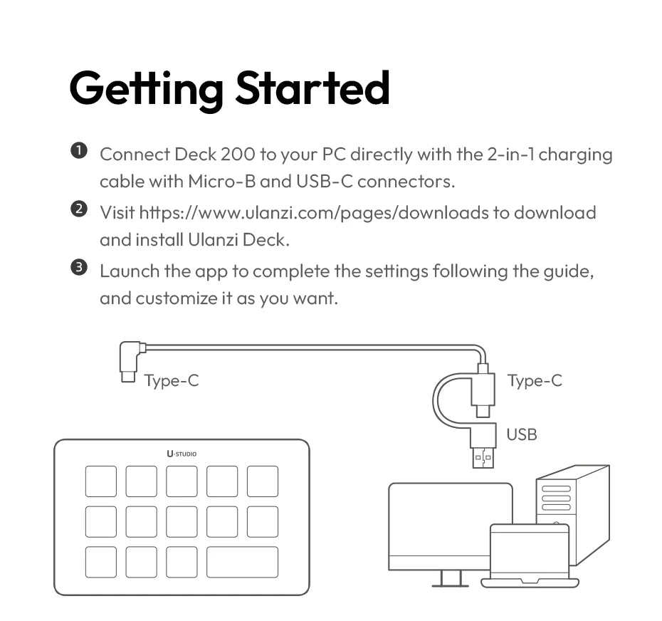 Ulanzi DD02 For Live Streaming Tool Video Mixer Video Switcher 4 CH HDMI Streaming 4K HD Screen For YUY2 MJPEG Capture Format