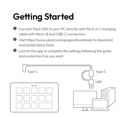 Ulanzi DD02 For Live Streaming Tool Video Mixer Video Switcher 4 CH HDMI Streaming 4K HD Screen For YUY2 MJPEG Capture Format