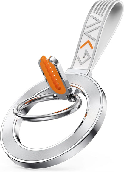 for MagSafe Car Mount, 3-in-1 Upgraded Magnetic Phone Ring Holder Grip Kickstand Car  with MagSafe Accessories for IOS & Android