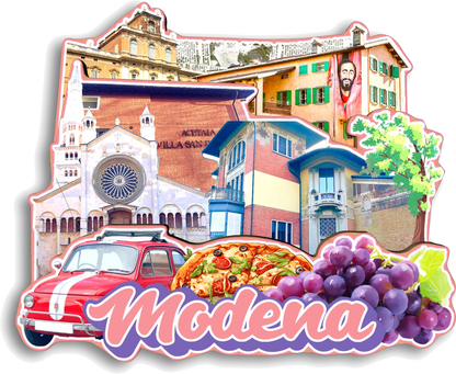 Bergamo Lucca Parma Modena Messina Livorno Matera Pescara Ferrara Italy Fridge Magnet Travel Souvenir Gift