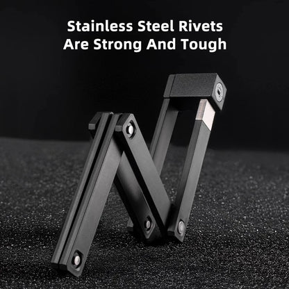 ROCKBROS Bike Lock Electric Bicycle Motorcycle MTB Road Bike Portable Anti-Theft Folding Password Lock Cycling Accessories