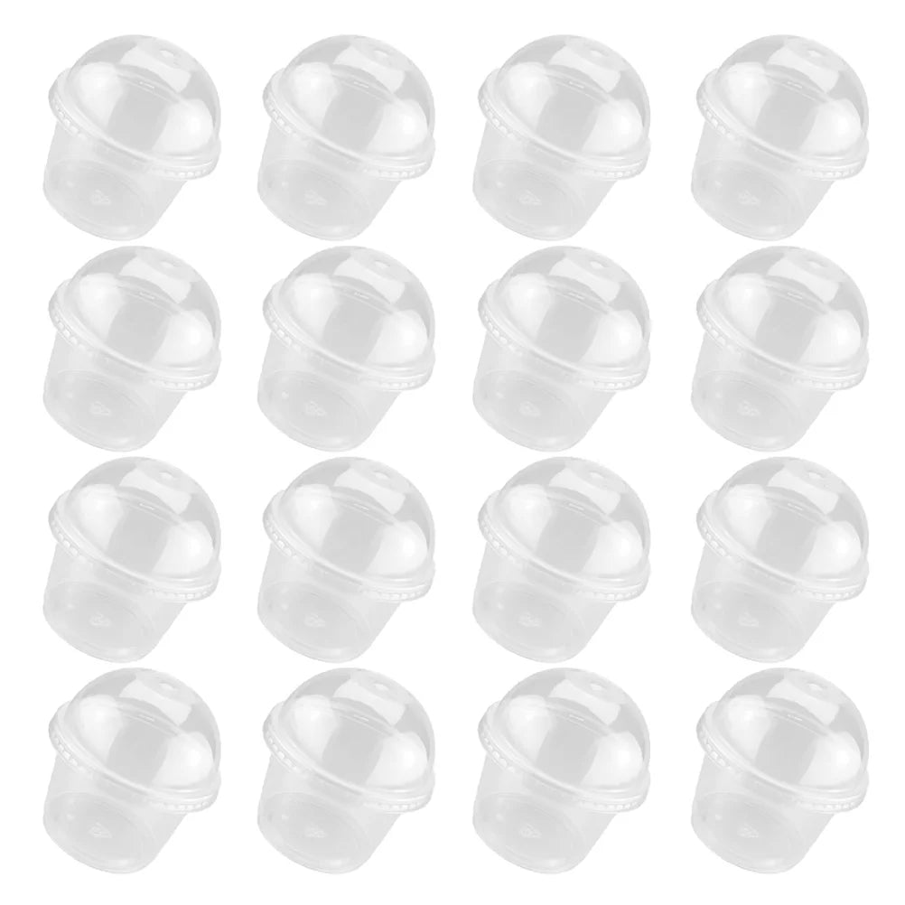 50Pcs Disposable Pudding Cups Plastic Dessert Cups Ice Cream Bowls Cake Containers Yogurt Jars Takeout Boxes Snack Cups Treat