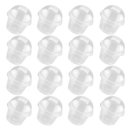 50Pcs Disposable Pudding Cups Plastic Dessert Cups Ice Cream Bowls Cake Containers Yogurt Jars Takeout Boxes Snack Cups Treat