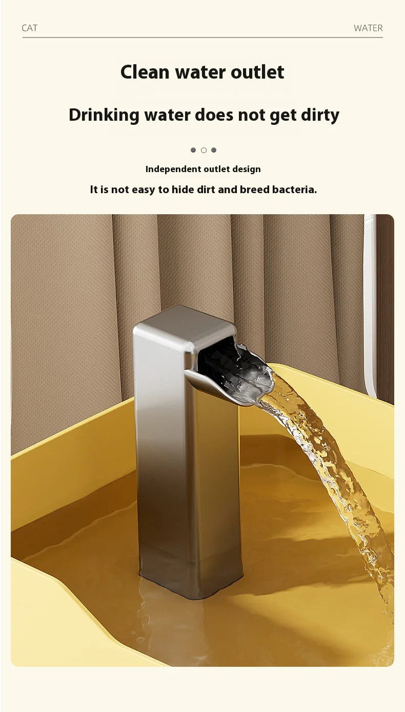 Cat Water Fountain Cat automatic water dispenser filters circulating flowing water intelligent pet automatic water dispenser