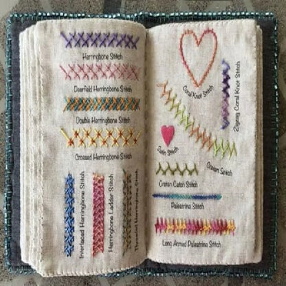 DIY Stitch Book Embroidery Book Creative Sewing Book Binder Handmade Home Needlework Book DIY Linen Decorative Embroidery Book