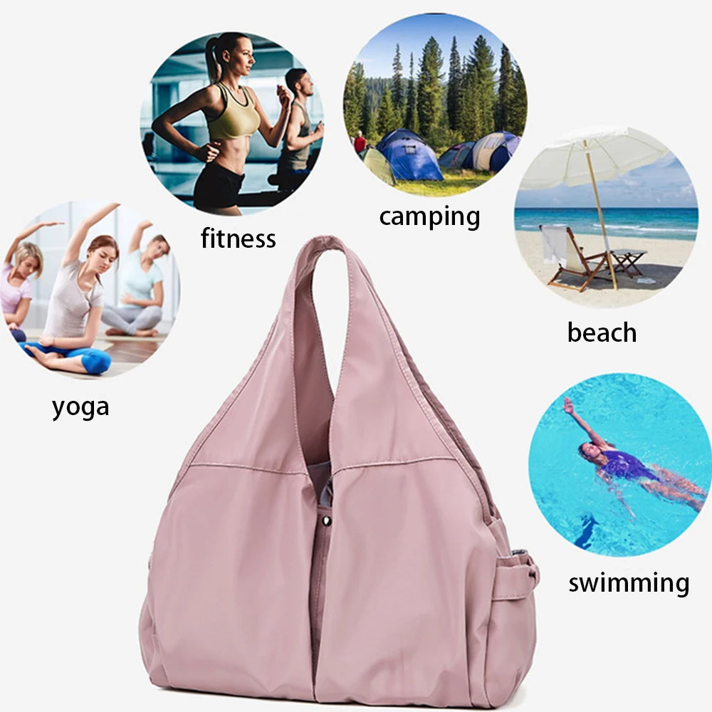 Large Tote Bag For Women Travel Shoulder Bag Top Handle Handbag For Gym Work Travel Overnight Weekender Bag
