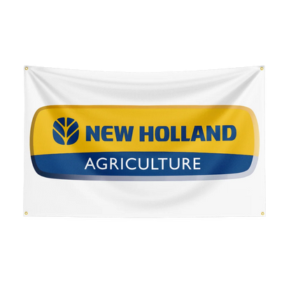 90x150CM TRACTORS New Hollands Agriculture Flag Polyester Printed Excavator Banner For Decor