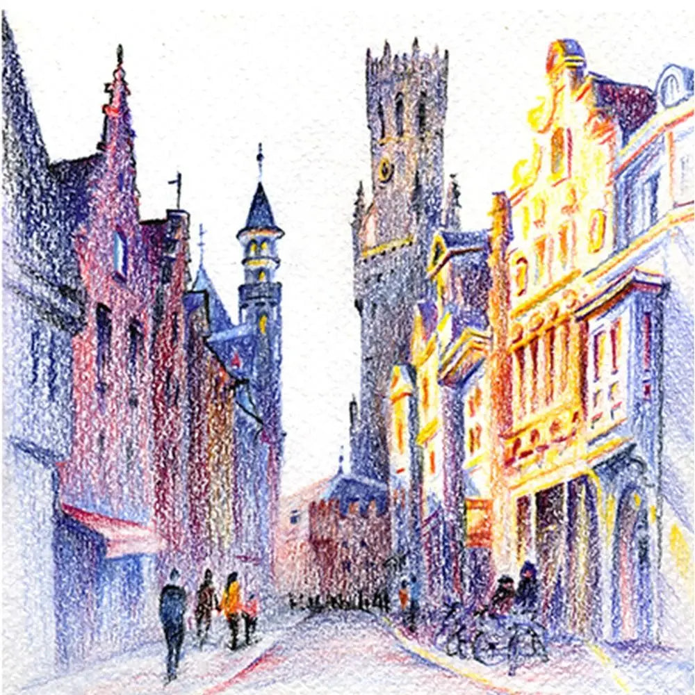 School Supplies Wooden 48/72 Colors Pencil Set Kawaii Professional Drawing Art Pencil Colorful DIY Oily Colored Pencil Artist