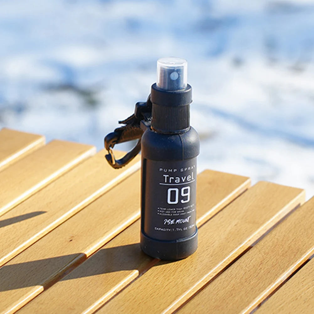 50/80ml Travel Bottle Leak Proof Outdoor Camping Trip Spray Bottle Alcohol Dispenser Leak Proof Portable Spray Bottle