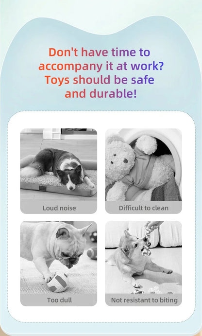 Smart Jumping Ball Pet Toy Auto-Moving Chew-Resistant with USB Charge for Dogs Cats Interactive Play