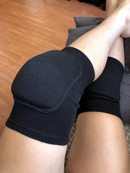1Pair Knee Pads Fitness Dance Training Knee Protector Elastic Thickened Sponge Women Knee Brace Support For Arthritis Relief