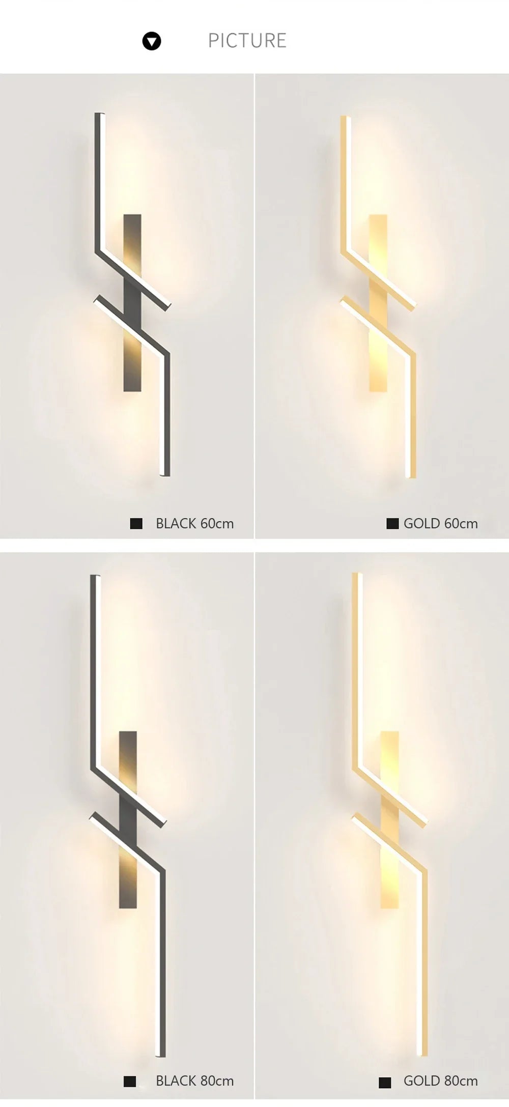 LED Wall Lamp Modern Home Decor Wall Sconce For Living Room Bedroom Bedside Minimalist Interior Decorative Lights