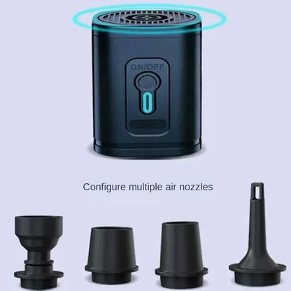 Electric Air Pump Portable Wireless Air Compressor Inflator Deflator Pumps for Inflatable Cushions Air Beds Boat Swimming Ring